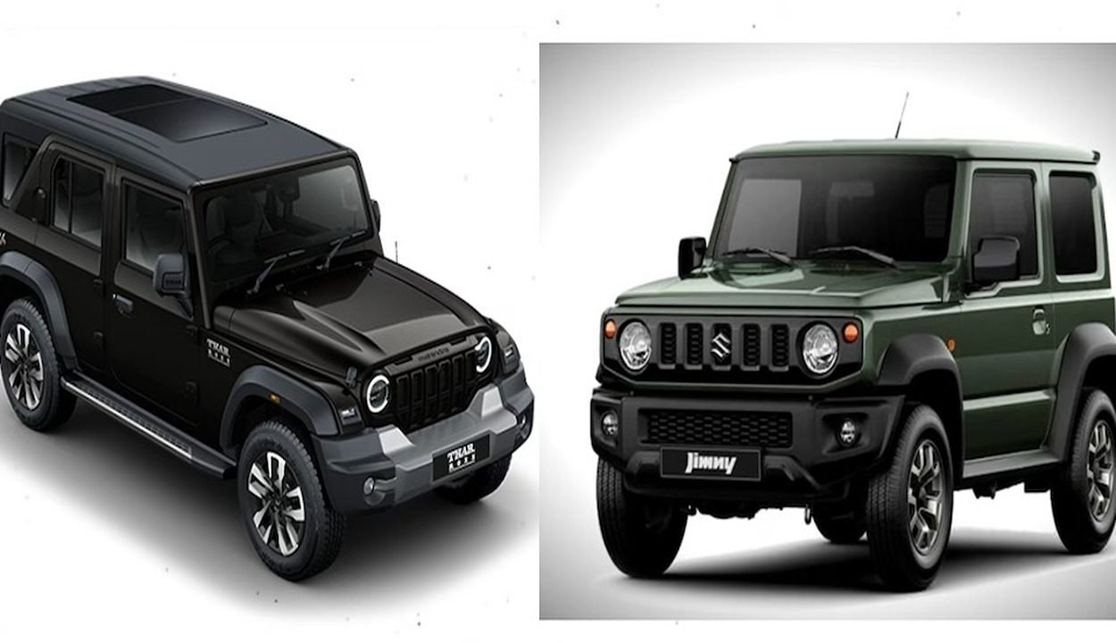 Thar roxx vs maruti jimny