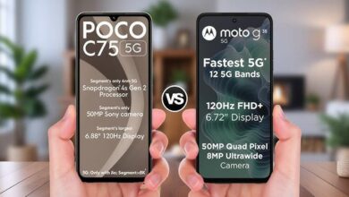 Poco c75 5g vs. Moto g35 5g