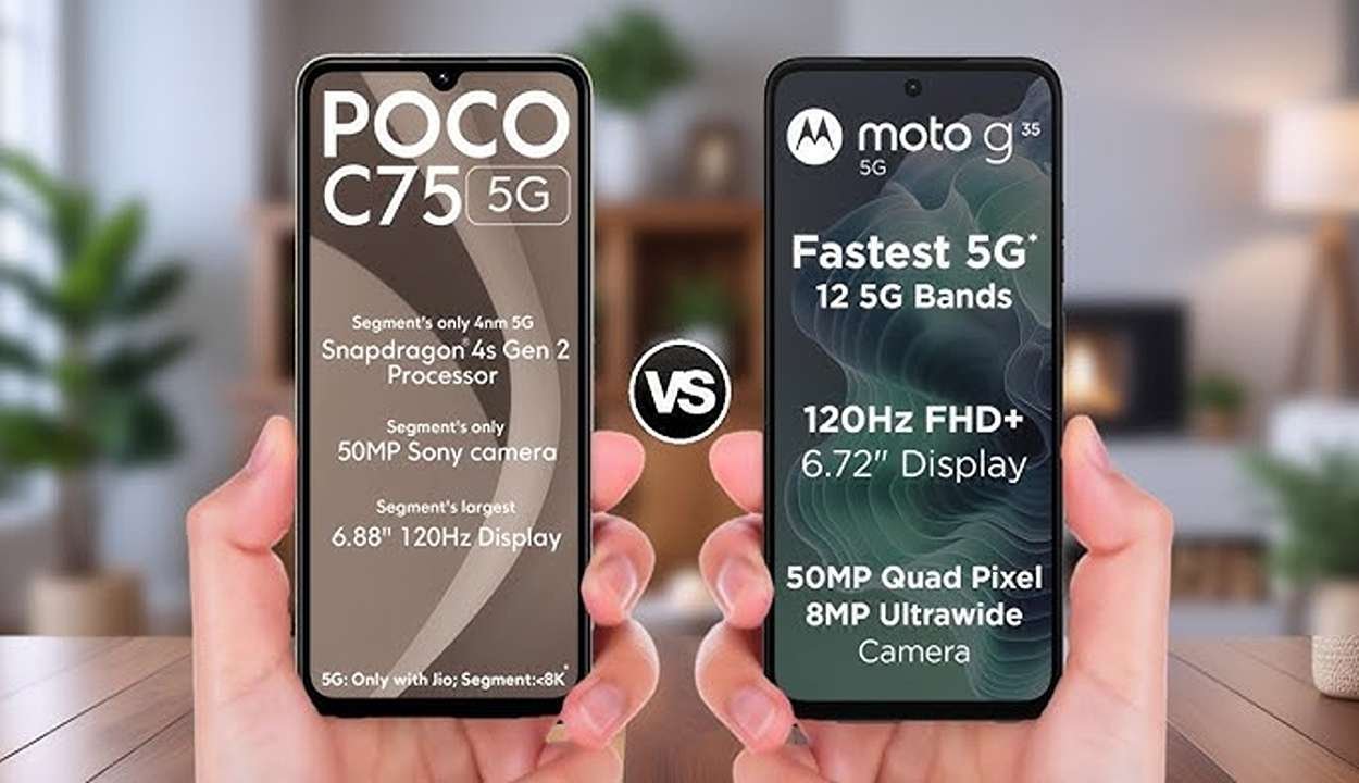 Poco c75 5g vs. Moto g35 5g