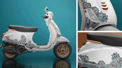 Vespa scooter