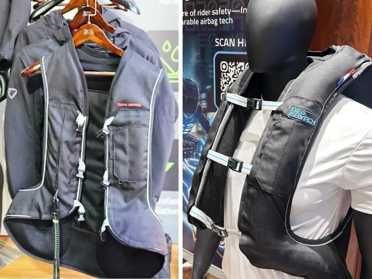 Royal enfield airbag vest launched