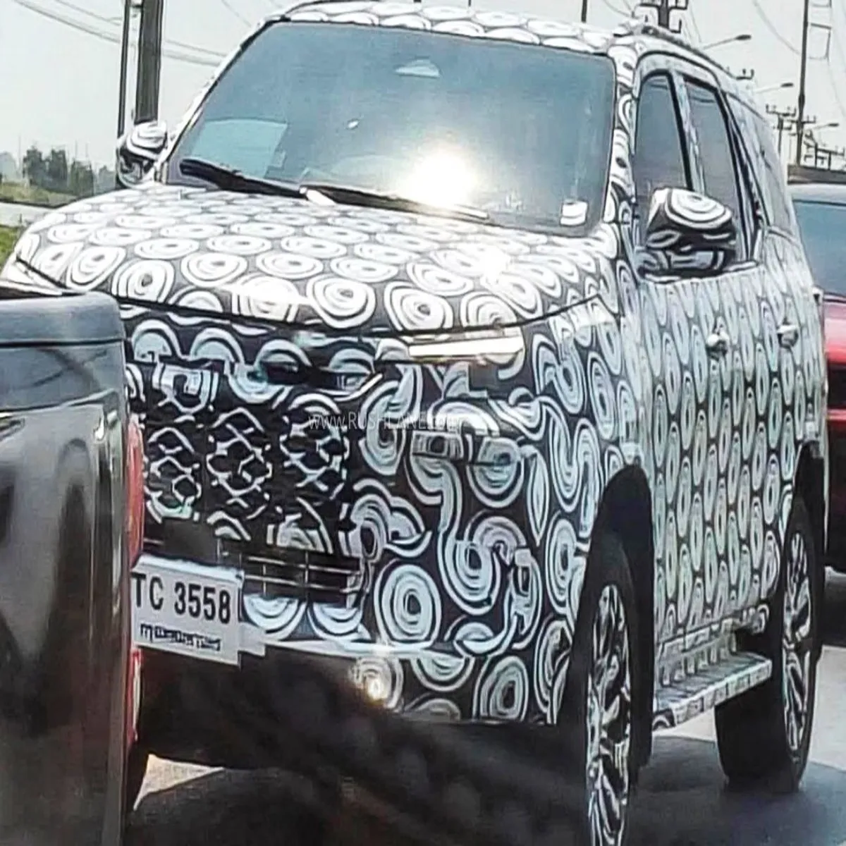 Fortuner next generation suv spotted ahead