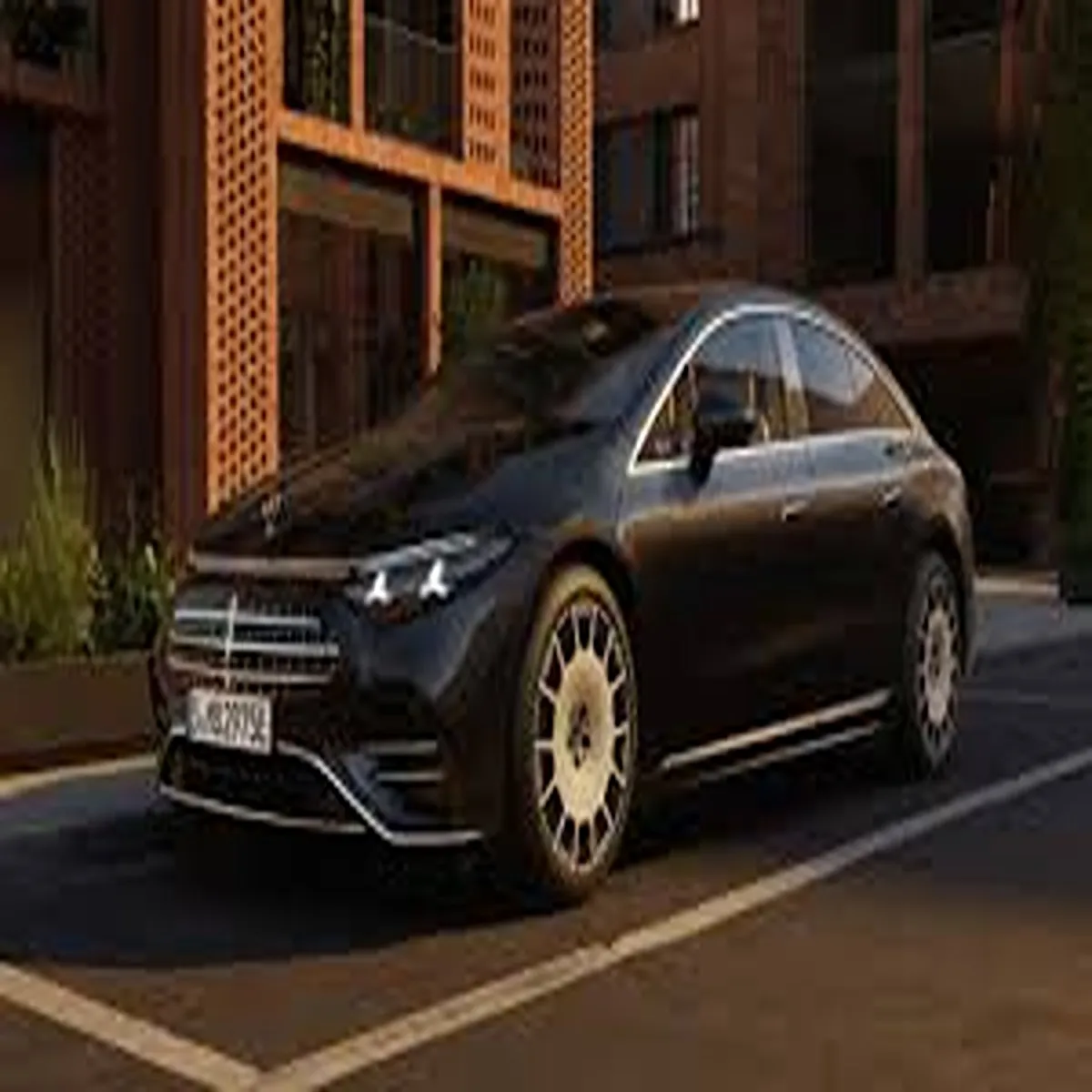 Electric mercedes benz eqs facelift unveiled